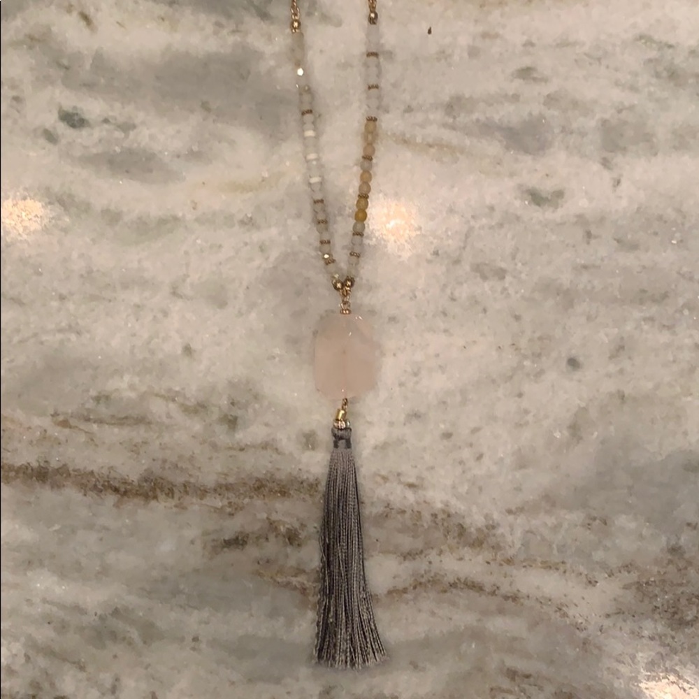 IMPECCABLE PIG TASSEL NECKLACE